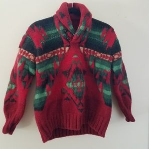 Southwest Pendleton style sweater. Size small